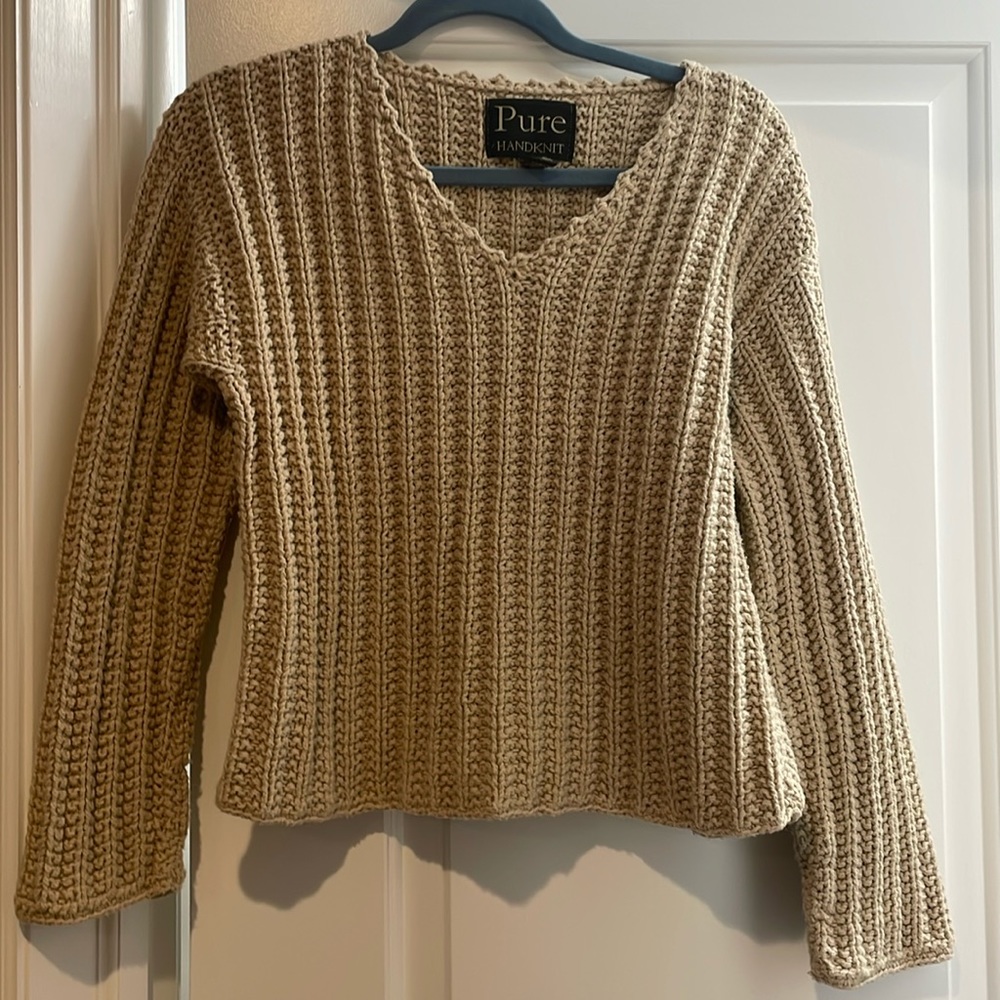 Knit Low Neck Sweater